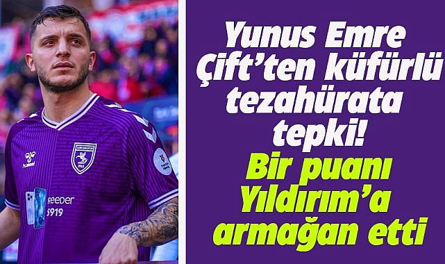 Samsunsporlu Yunus Emre Çift 1 puanı Yüksel Yıldırım'a armağan etti