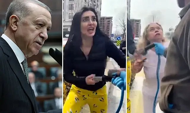 Sokak köpekleri toplama sırasında hayvanseverler ekiplere böyle karşı koydu! 