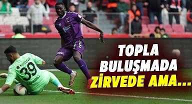 Süper Lig'de ceza sahasında en fazla topla buluşan santrafor Marius Mouandilmadji