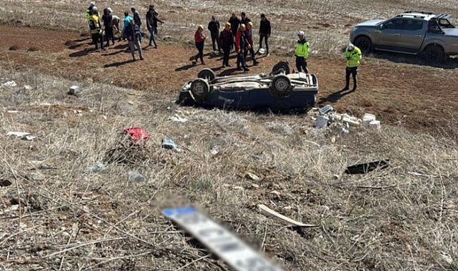 Tofaş şarampole uçtu: 3’ü ağır 4 yaralı