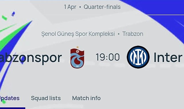 Trabzonspor - Inter maçı maç tarihi belli oldu