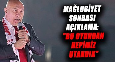 Yüksel Yıldırım'dan Kasımpaşa maçı açıklaması: Bu oyundan hepimiz utandık