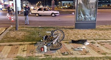 17 yaşındaki motosiklet sürücüsü kazada öldü