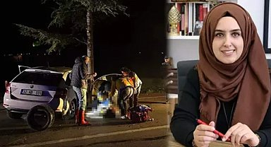 Ağaca çarpan otomobildeki doçent öldü, eşi ve oğlu yaralandı