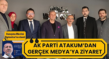 AK Parti Atakum'dan Gerçek Medya'ya ziyaret! Atakum 69. İlçe Danışma Meclisi Toplantısı'na davet