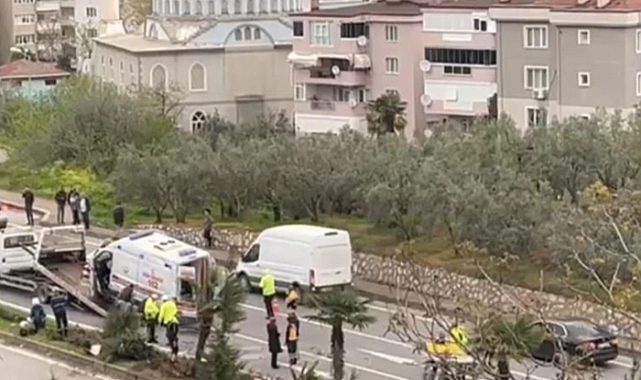 Bursa'da hasta taşıyan ambulans takla attı