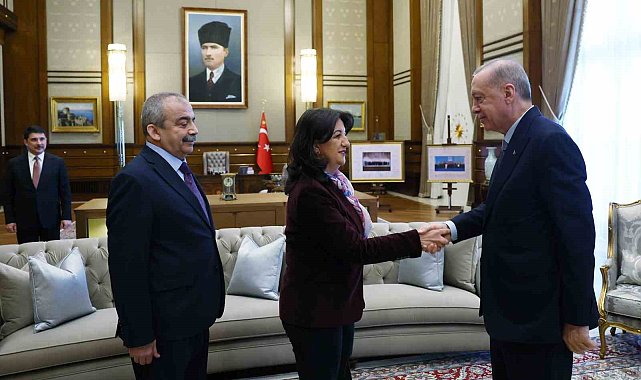 Cumhurbaşkanı Erdoğan, DEM Parti heyetini kabul etti