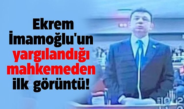 Ekrem İmamoğlu'nun mahkemede çekilen fotoğrafı gündem oldu