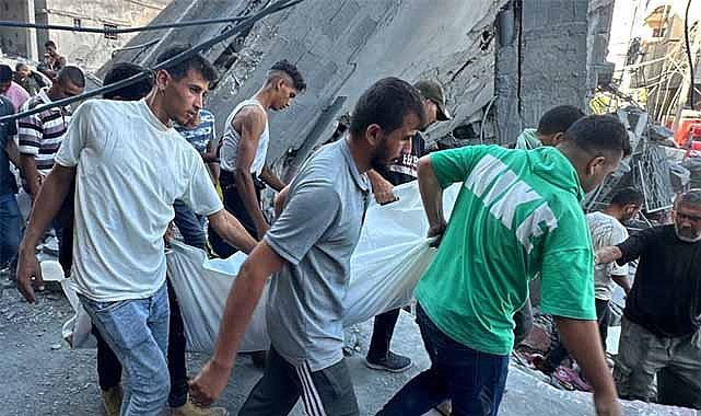 İsrail'den Gazze'ye hain saldırı! Filistinlilerin sığındığı okulu vurdu! 25 kişi öldü, 100 kişi yaralandı