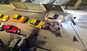 İstanbul'da taksiciler levyeyle öğrenci yurdunu bastı!