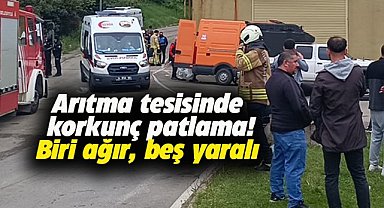 İstanbul Tuzla'da arıtma tesisinde patlama! 1'i ağır 5 yaralı