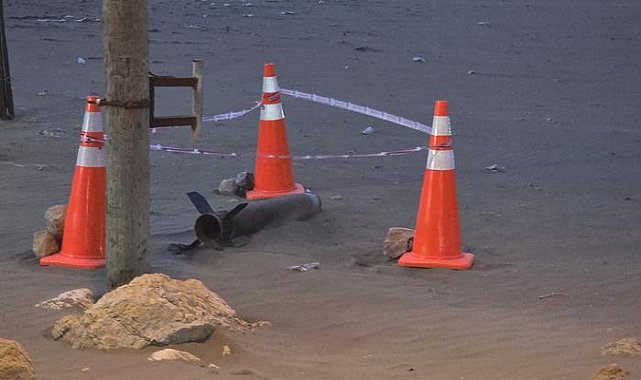 Kıyıya vurdu! Ekipler alarma geçti, güvenlik önlemi alındı