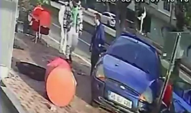 Lüks otomobiliyle 1 araç ve 6 motosikleti hurdaya çevirdi, rahat tavırları ile dikkat çekti!