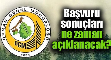 OGM personel alımı başvuru sonuçları ne zaman açıklanacak?