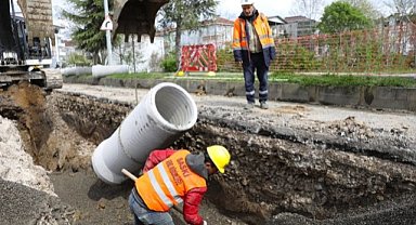 Samsun Büyükşehir Belediyesi Çarşamba'nın altyapı sorununu çözüyor