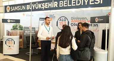 Samsun Büyükşehir Belediyesinin OKAF standı ilgi topladı