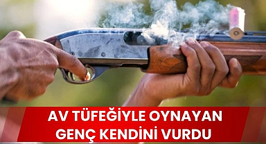 Samsun'da av tüfeğiyle oynayan genç kendini vurdu 