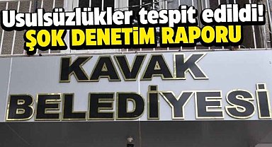 Samsun'da Kavak Belediyesi'nin Denetim Raporunda şaibeler yer aldı