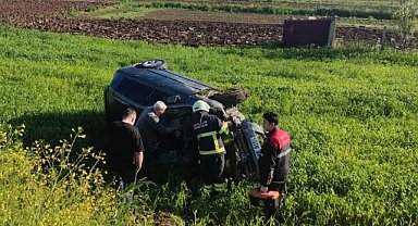 Samsun'da otomobil takla attı! Yaralılar var