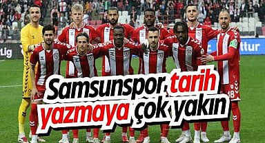 Samsunspor 10 puan daha topladığı takdirde Süper Lig'de en başarılı 10. takım olacak