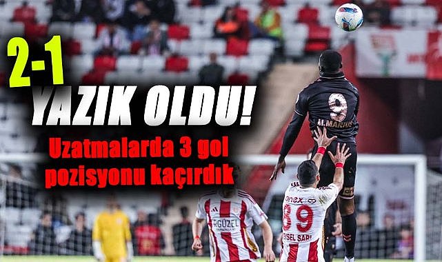 Samsunspor Antalyaspor'a 2-1 kaybetti