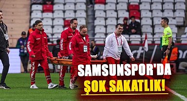 Samsunspor'da şok sakatlık! En istikrarlı futbolcularından biriydi