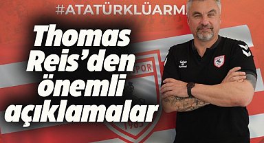 Samsunspor Teknik Direktörü Thomas Reis'ten önemli açıklamalar