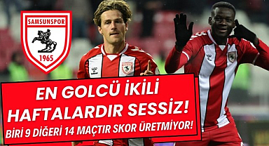 Samsunspor'un en golcü iki oyuncusu Mouandilmadji ve Holse sessizliğini koruyor