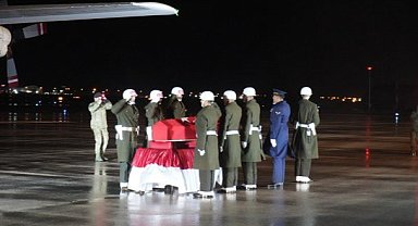 Şehit Piyade Uzman Çavuş Nurettin Tokyürek'in naaşı memleketine getirildi