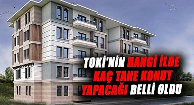 TOKİ'nin 250 bin konut projesi detayları belli oldu! Hangi ilde kaç konut olacak?
