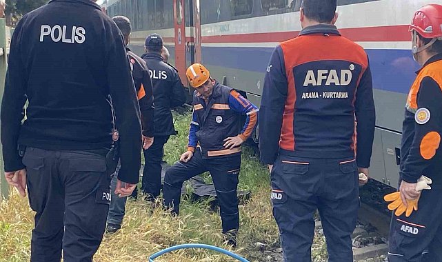 Tren yayaya çarptı! 1 ölü