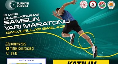 19 Mayıs Uluslararası Samsun Yarı Maratonu başvuruları başladı!