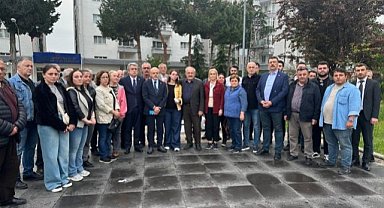 CHP  Bafra İlçe Başkanlığının İmamoğlu'na destek standına saldırı