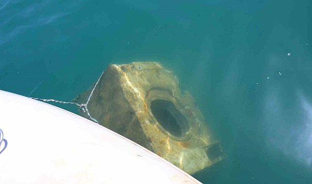 Denizden çamaşır makinesi çıktı