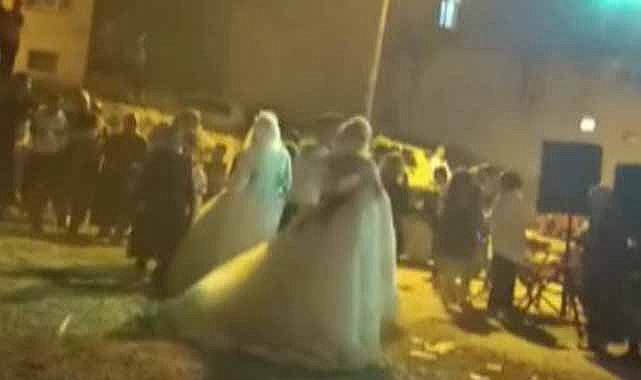 Düğün eğlencesinde yumruklar konuştu