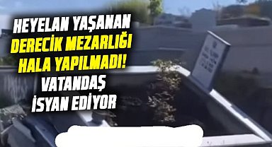 Samsun'da heyelan yaşanan Derecik Mezarlığı hala yapılmadı! Vatandaş isyan ediyor