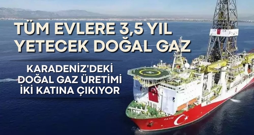 Karadeniz'de Türkiye'deki konutlara 3,5 yıl yetecek kadar doğal gaz var!