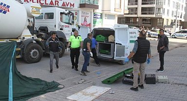 Konya’da beton mikserinin altında kalan 77 yaşındaki  adam hayatını kaybetti