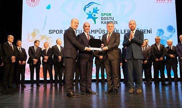 OMÜ, Spor Dostu Kampüs ünvanı aldı