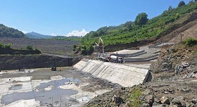 Salıpazarı Barajı inşaatı devam ediyor! 143 yerleşim yerine içme suyu sağlayacak