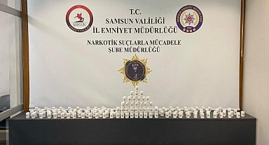 Samsun'da binlerce uyuşturucu hap ele geçirildi