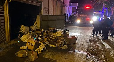 Samsun’da depoda çıkan yangın söndürüldü