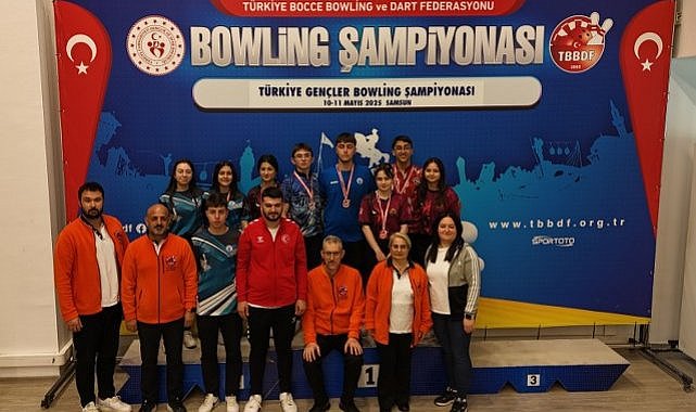 Samsun'da düzenlenen Türkiye Gençler Bowling Şampiyonası bitti