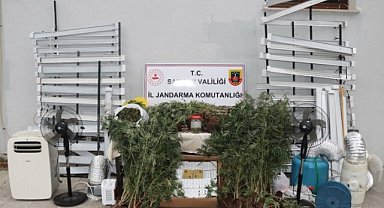 Samsun'da evine iklimlendirme sistemi kurdu! Uyuşturucu üreticisi şahıs tutuklandı