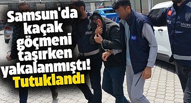 Samsun'da kaçak göçmenleri taşırken yakalanmıştı! Tutuklandı