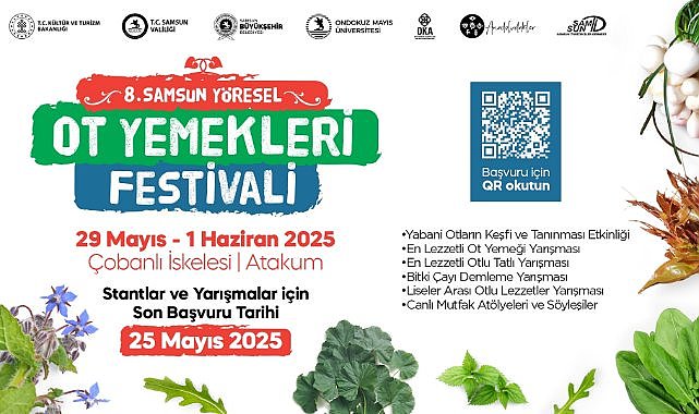 Samsun'da Yöresel Ot Yemekleri Festivali başlıyor