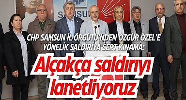 Samsun'dan Özgür Özel saldırısına sert tepki