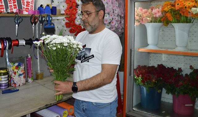 Samsun Havza'da çiçekçilerde Anneler Günü mesaisi