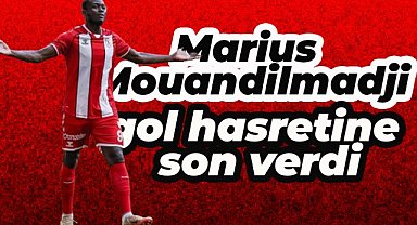 Samsunspor'da Marius Mouandilmadji 3 ay sonra gol attı