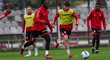 Samsunspor İkas Eyüpspor maçı için taktik çalıştı